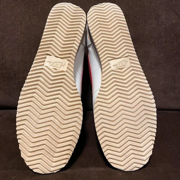 Rare Forest Gump VINTAGE 1982 NIKE LEATHER CORTEZ Womens 7.5 US White Red - Picture 8 of 11